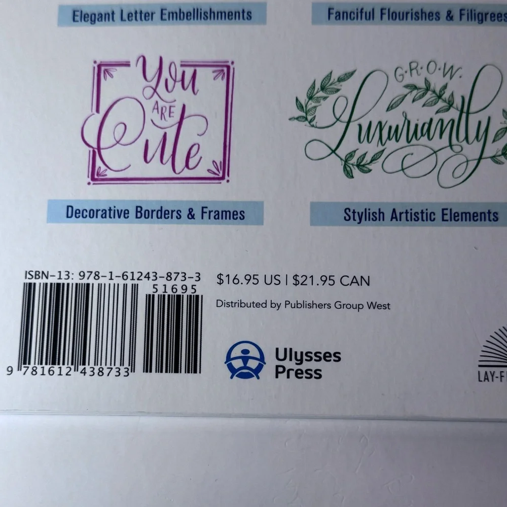 Fearless Flourishing: Workbook for Hand Lettering - Picture 7 of 9